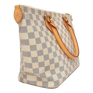 Louis Vuitton Azur White Tote Damier Bag Saleya